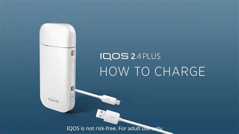 how to charge iqos 2.4 plus.